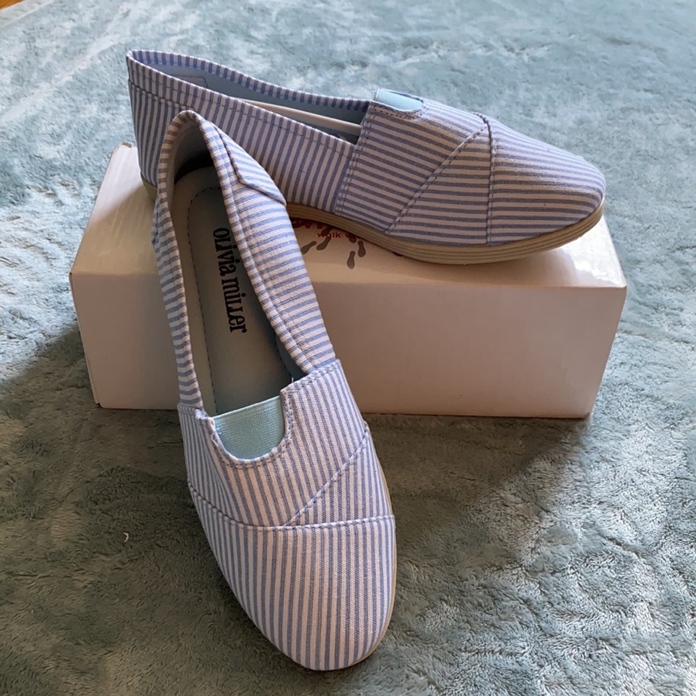 Olivia Miller Espadrille Flats - Size 8